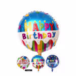 Single HBD Blue Balloon
