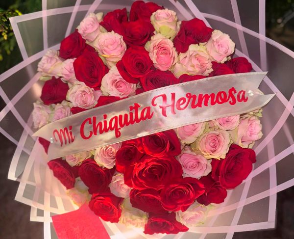Ribbon with personalized message